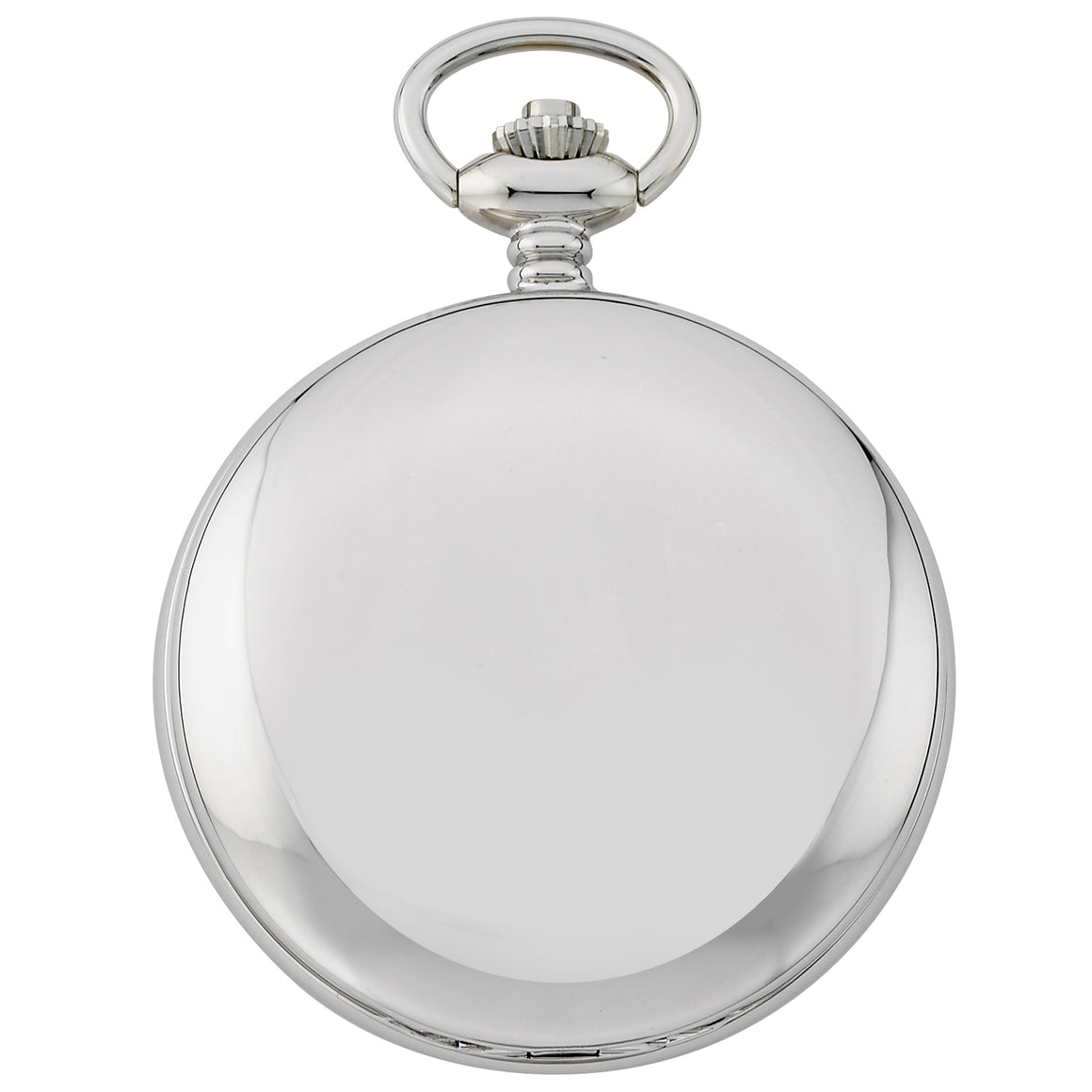 Gotham Men's Classic Silver-Tone Polished Case Double Hunter 17 Jewel Mechanical Pocket Watch # GWC18808S