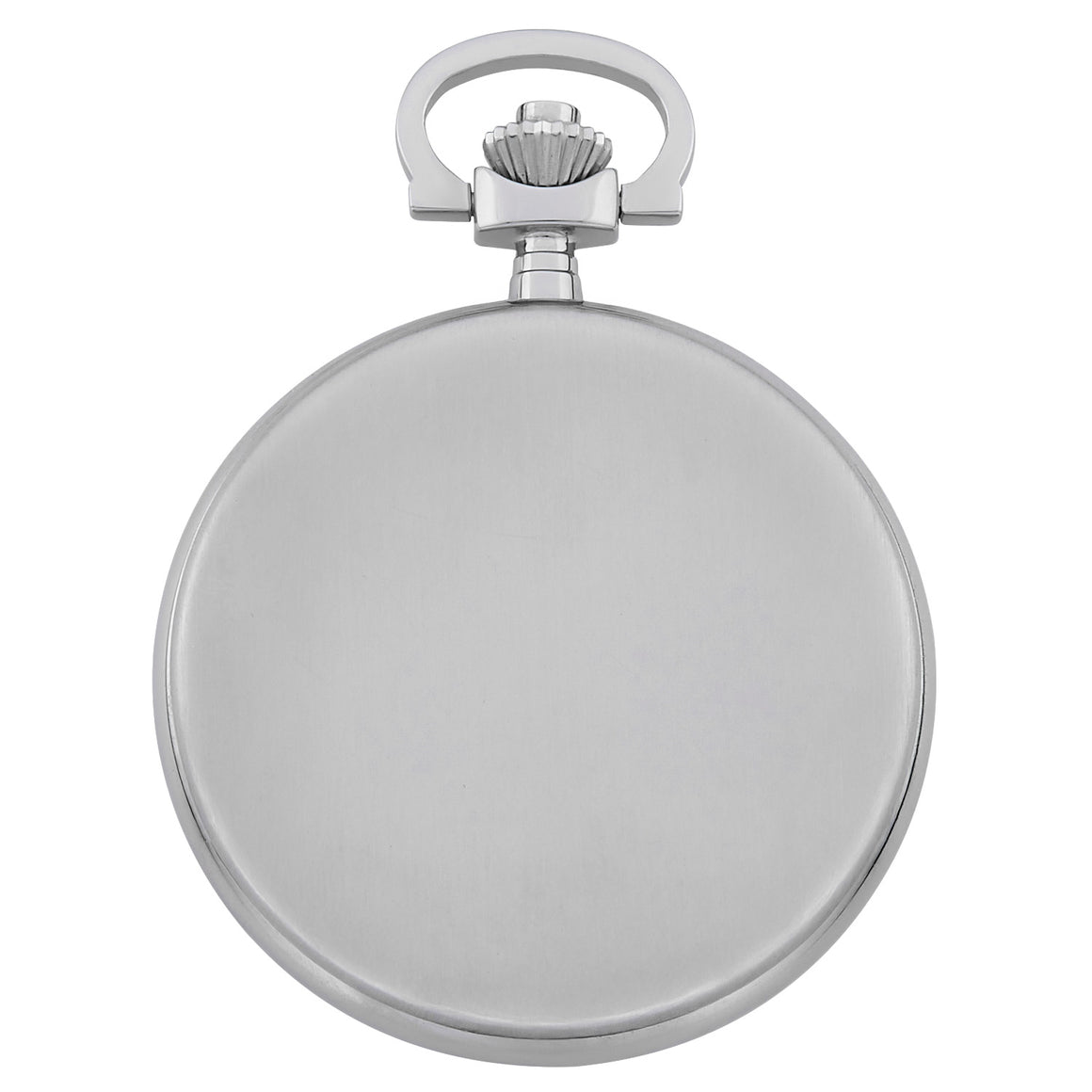 Gotham Men's Stainless Steel Classic Series Brushed Covered Quartz Pocket Watch # GWC14125SBU