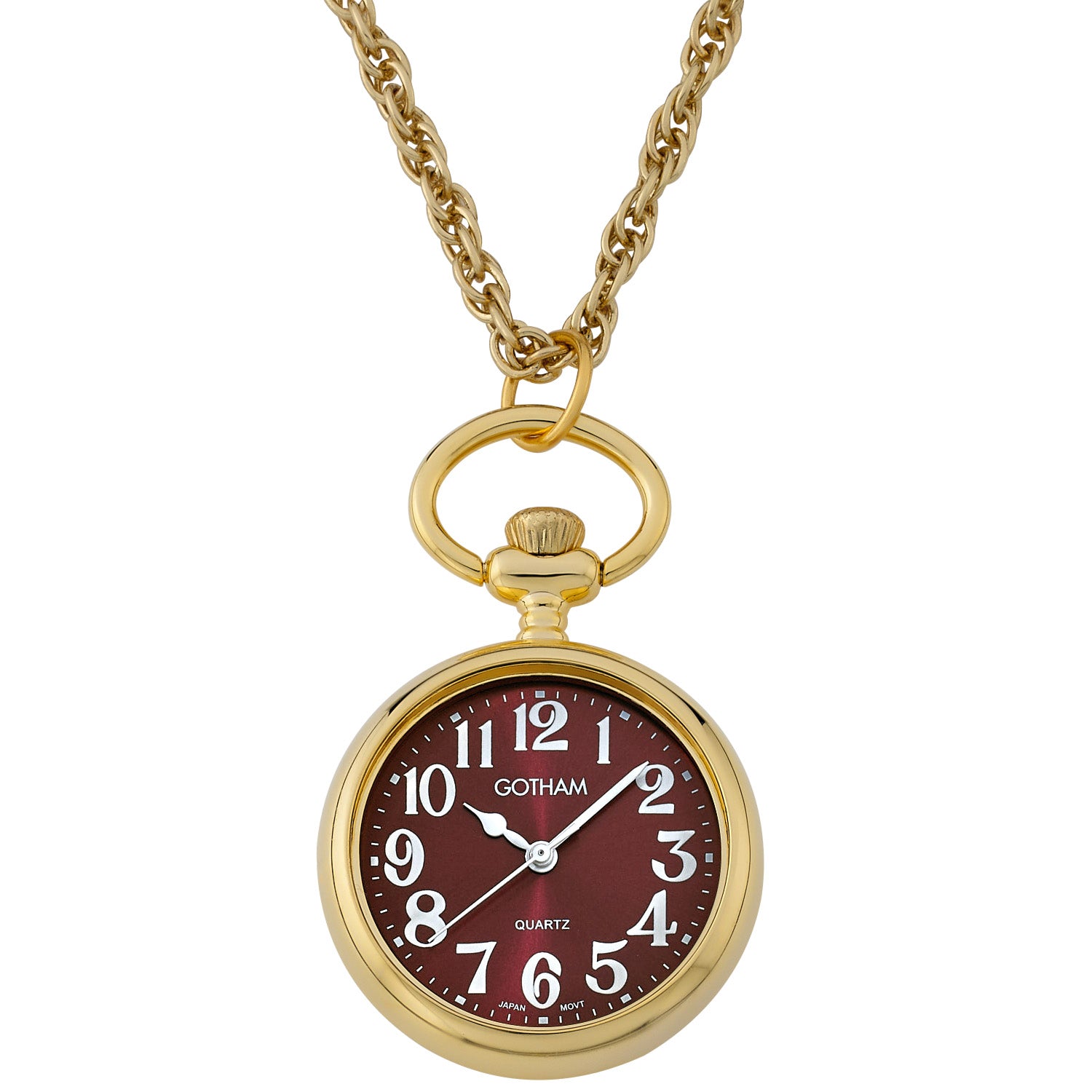 Ladies gold sales pendant watch